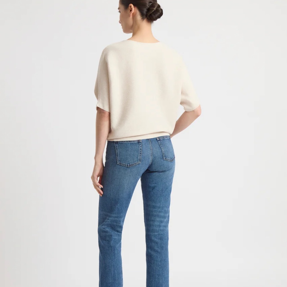 The Reset Ribbed Short Sleeve Pullover - Picture 3 of 9